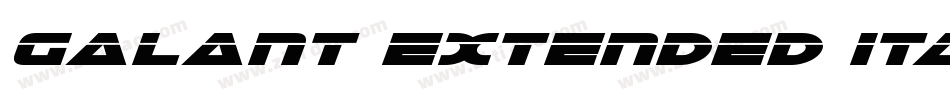 Galant Extended Italic字体转换